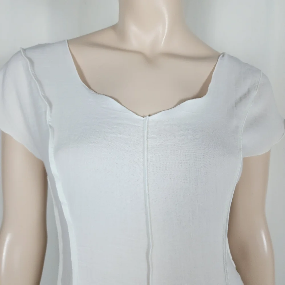 Linda Lundström Sheer Layered Dress White M - Picture 2 of 11